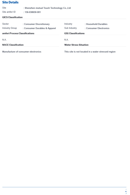 BSCI Overall Report